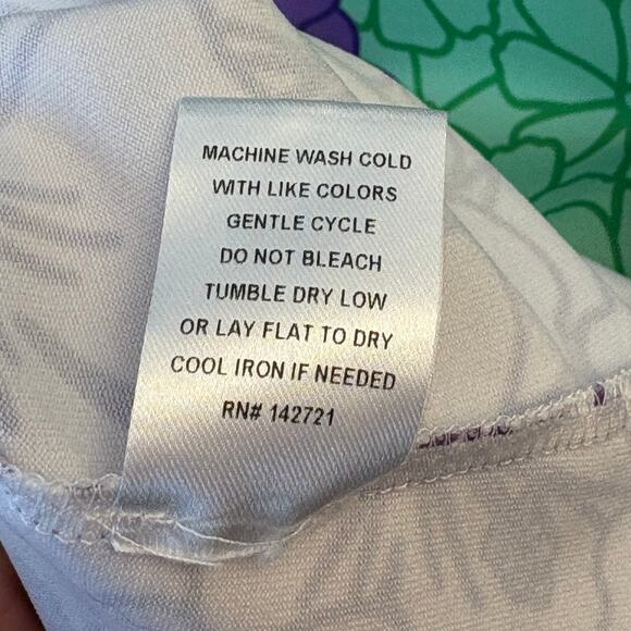 Rulon Reed Dress Medium Sleeveless Knee Length Split V-Neck Floral Stretch USA - Picture 7 of 9